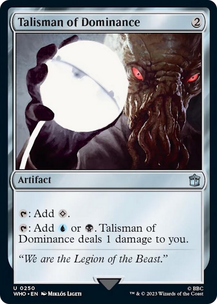 Talisman of Dominance [Doctor Who] | Fandemonia Ltd