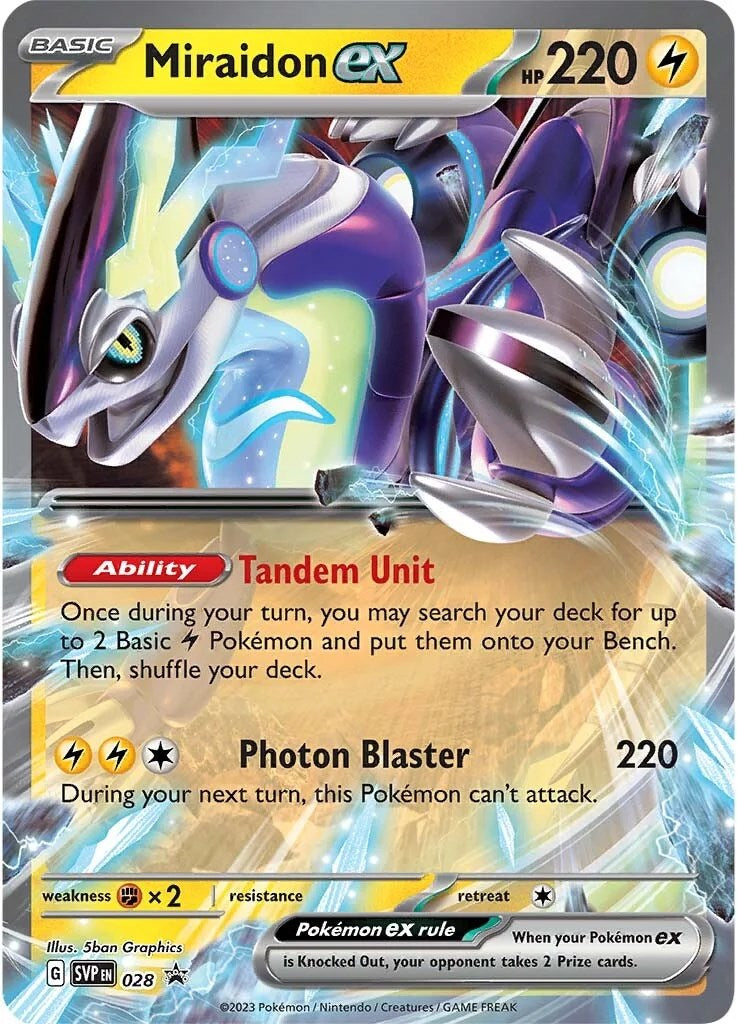 Miraidon ex (028) [Scarlet & Violet: Black Star Promos] | Fandemonia Ltd