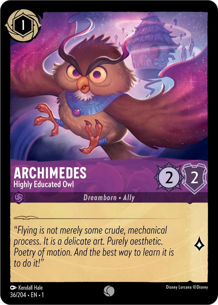 Archimedes - Highly Educated Owl (36/204) [The First Chapter] | Fandemonia Ltd