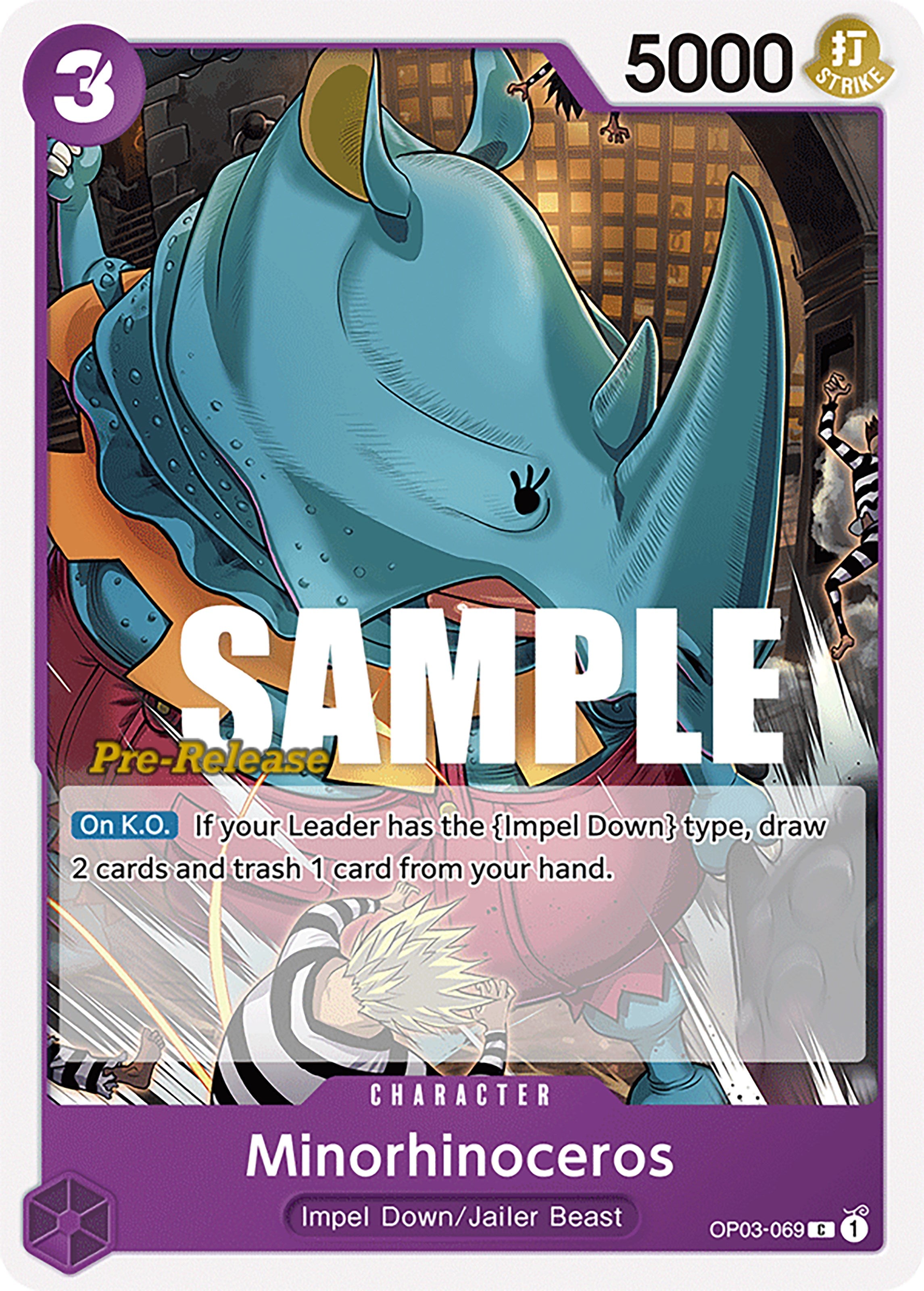 Minorhinoceros [Pillars of Strength Pre-Release Cards] | Fandemonia Ltd