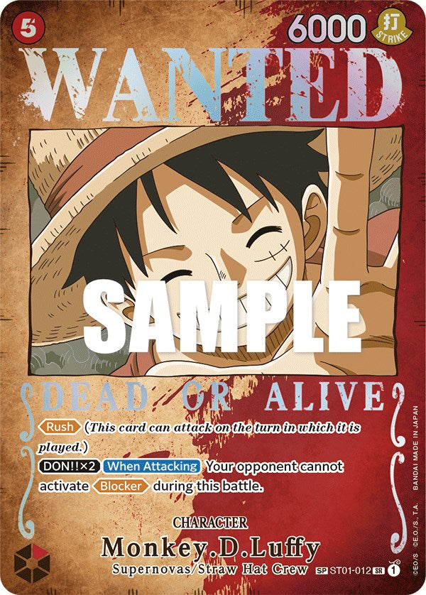 Monkey.D.Luffy (Wanted Poster) [Pillars of Strength] | Fandemonia Ltd
