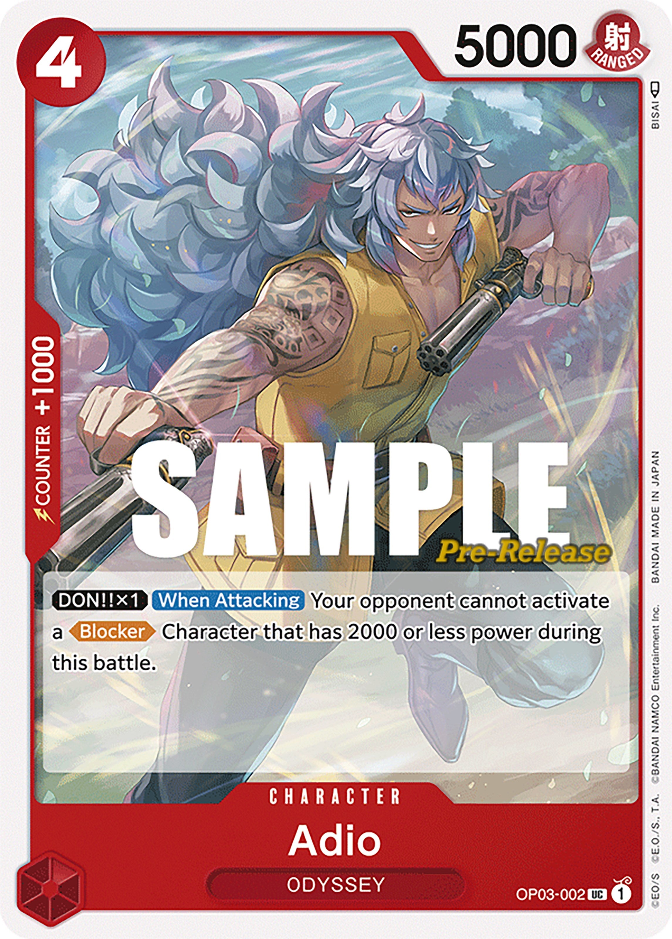 Adio [Pillars of Strength Pre-Release Cards] | Fandemonia Ltd