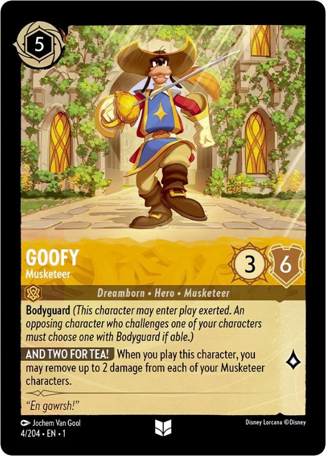 Goofy - Musketeer (4/204) [The First Chapter] | Fandemonia Ltd