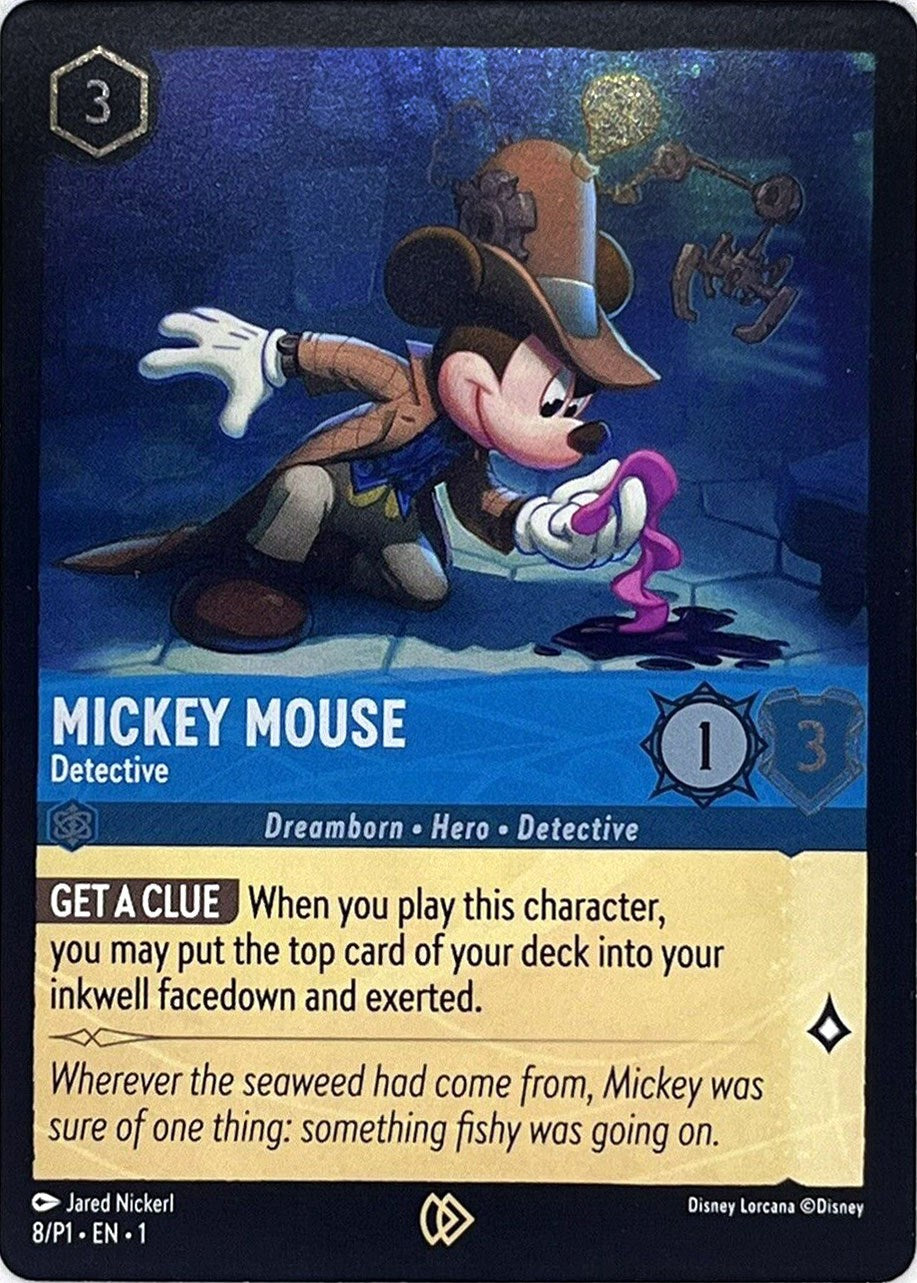 Mickey Mouse - Detective (8) [Promo Cards] | Fandemonia Ltd