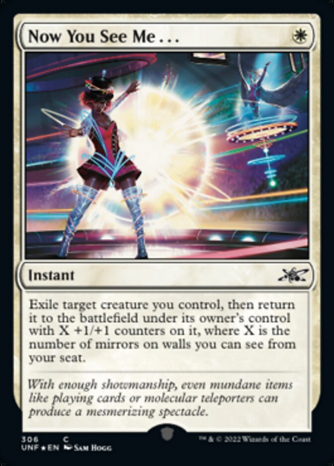 Now You See Me . . . (Galaxy Foil) [Unfinity] | Fandemonia Ltd