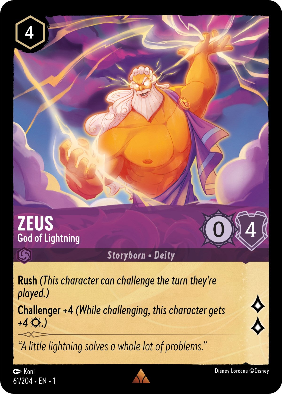 Zeus - God of Lightning (61/204) [The First Chapter] | Fandemonia Ltd