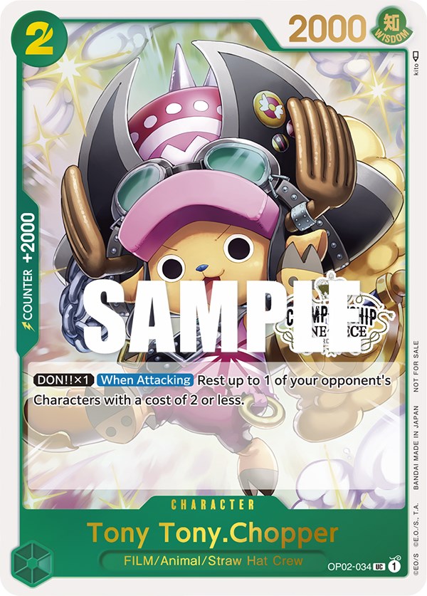 Tony Tony.Chopper (Store Championship Participation Pack) [One Piece Promotion Cards] | Fandemonia Ltd