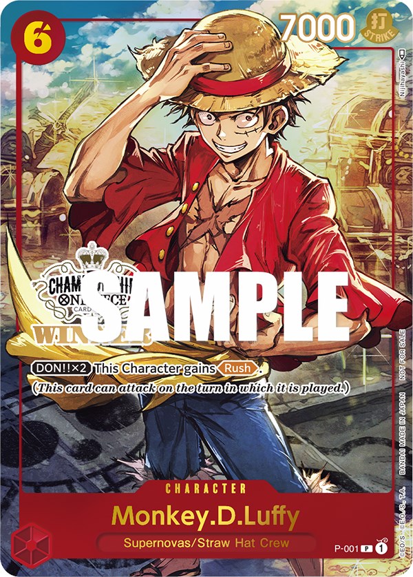 Monkey.D.Luffy (Store Championship Trophy Card) [One Piece Promotion Cards] | Fandemonia Ltd