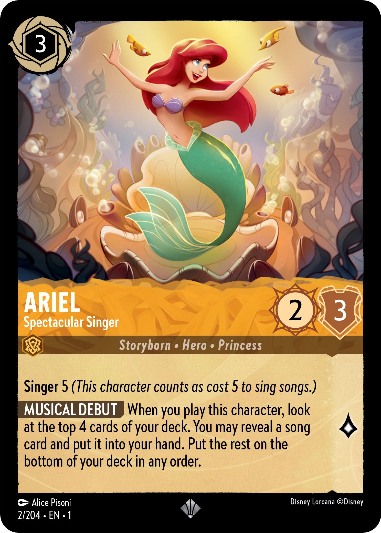 Ariel - Spectactular Singer (2/204) [The First Chapter] | Fandemonia Ltd