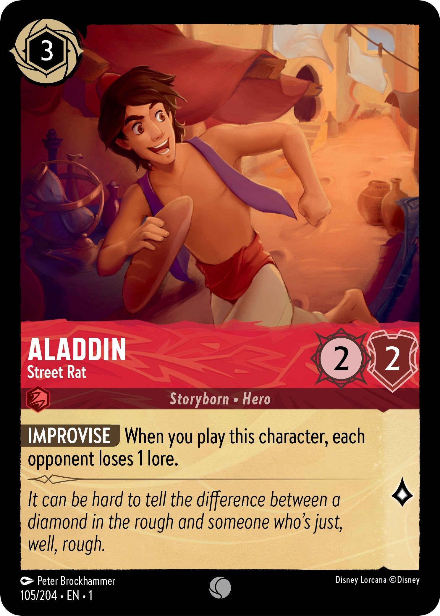 Aladdin - Street Rat (105/204) [The First Chapter] | Fandemonia Ltd