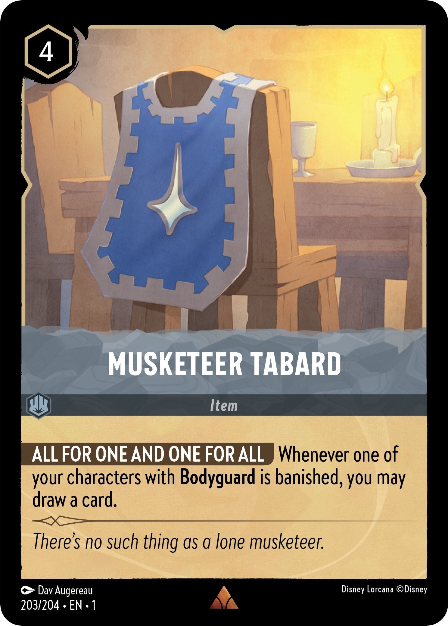 Musketeer Tabard (203/204) [The First Chapter] | Fandemonia Ltd