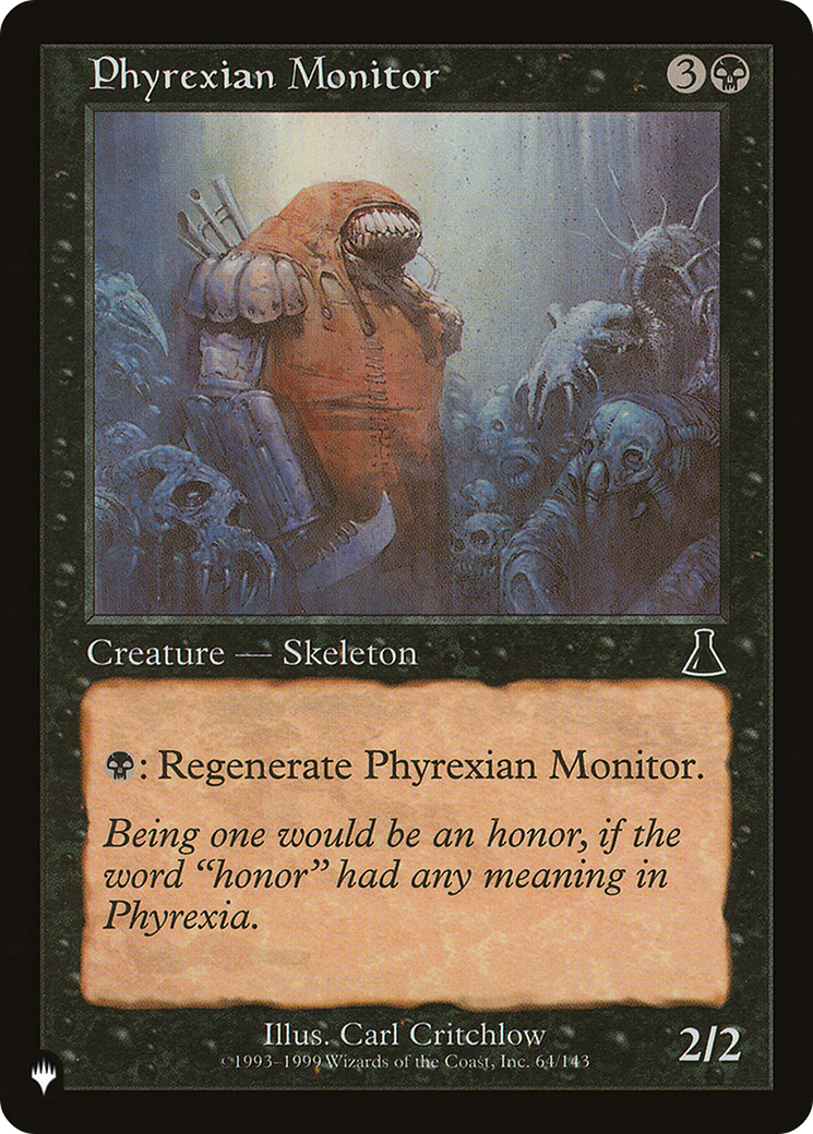 Phyrexian Monitor [The List] | Fandemonia Ltd