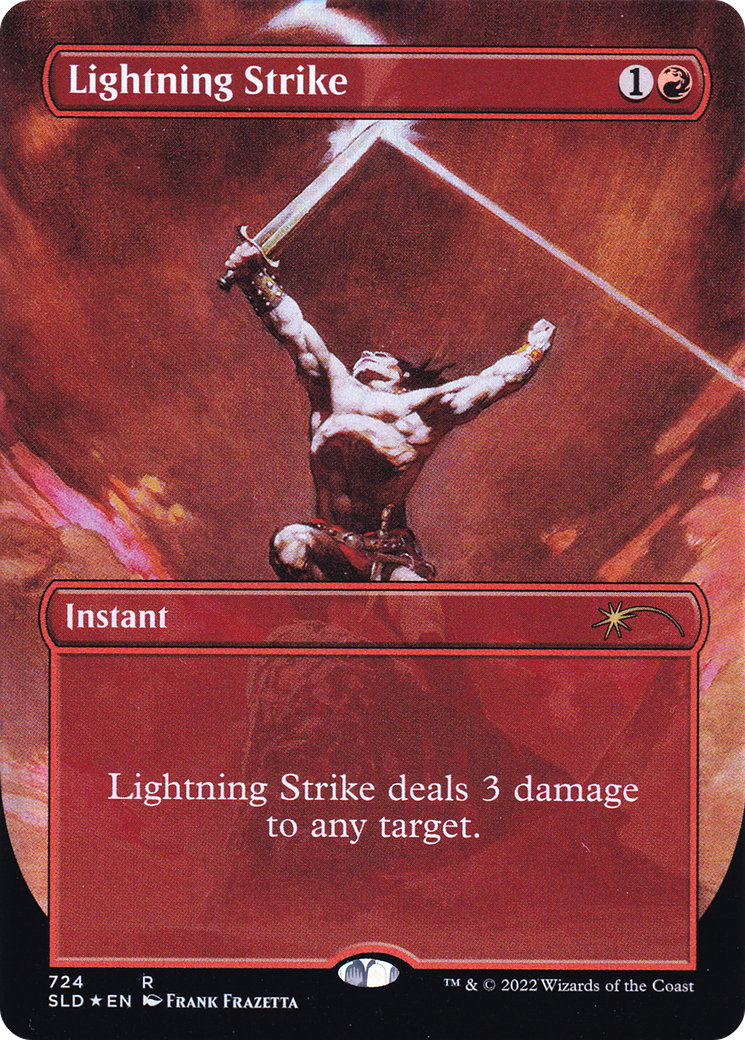 Lightning Strike (Borderless) [Secret Lair Drop Promos] | Fandemonia Ltd