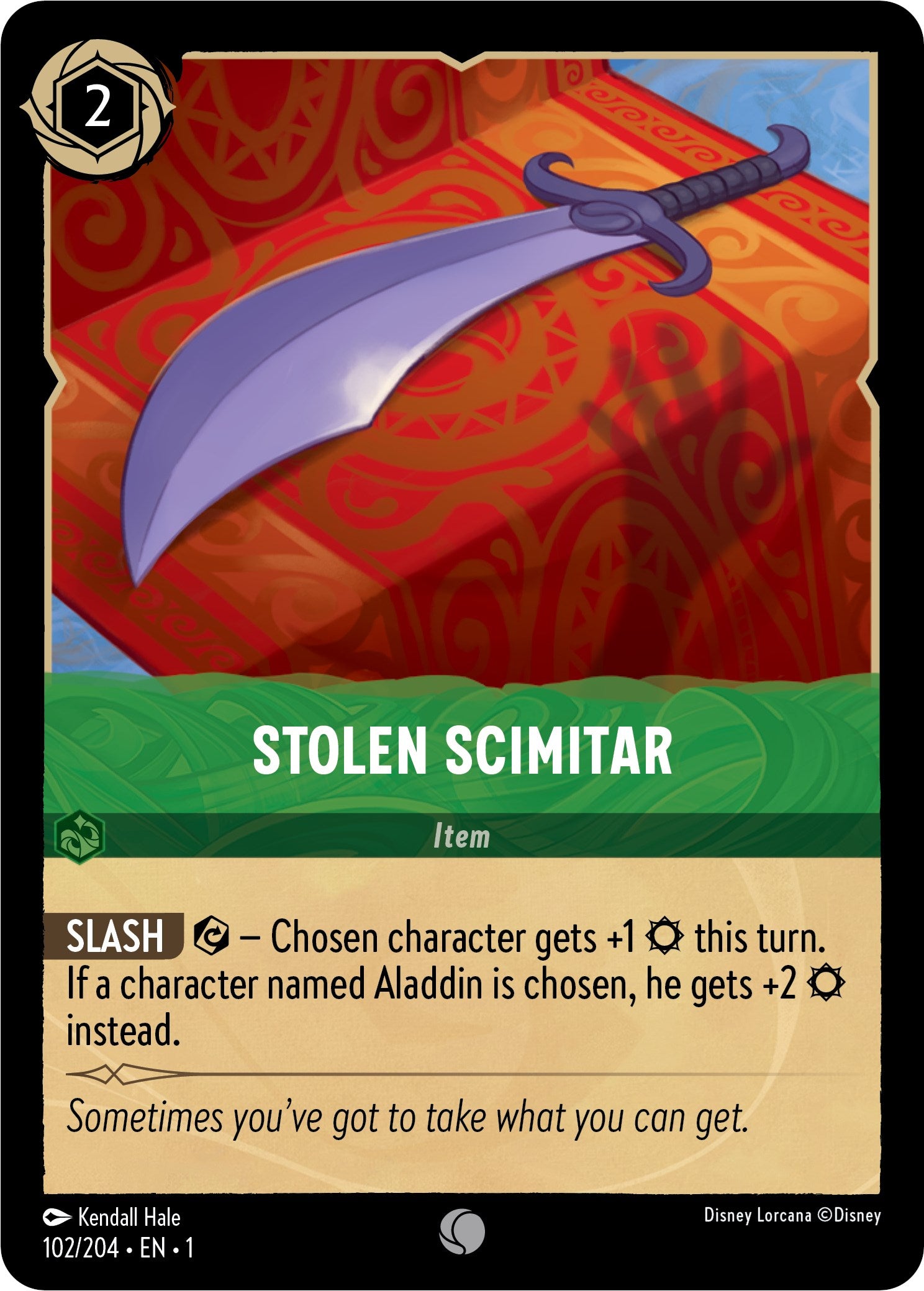 Stolen Scimitar (102/204) [The First Chapter] | Fandemonia Ltd