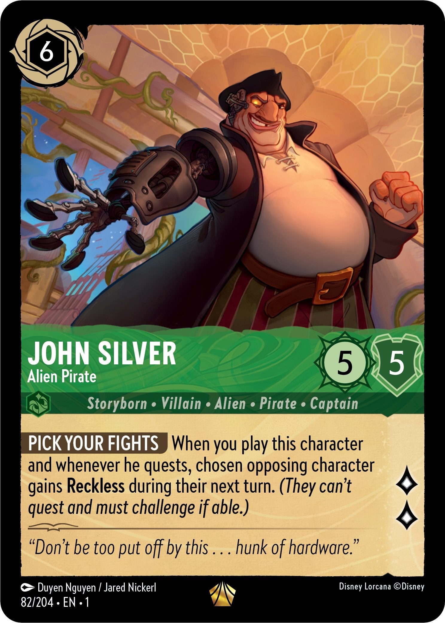 John Silver - Alien Pirate (82/204) [The First Chapter] | Fandemonia Ltd