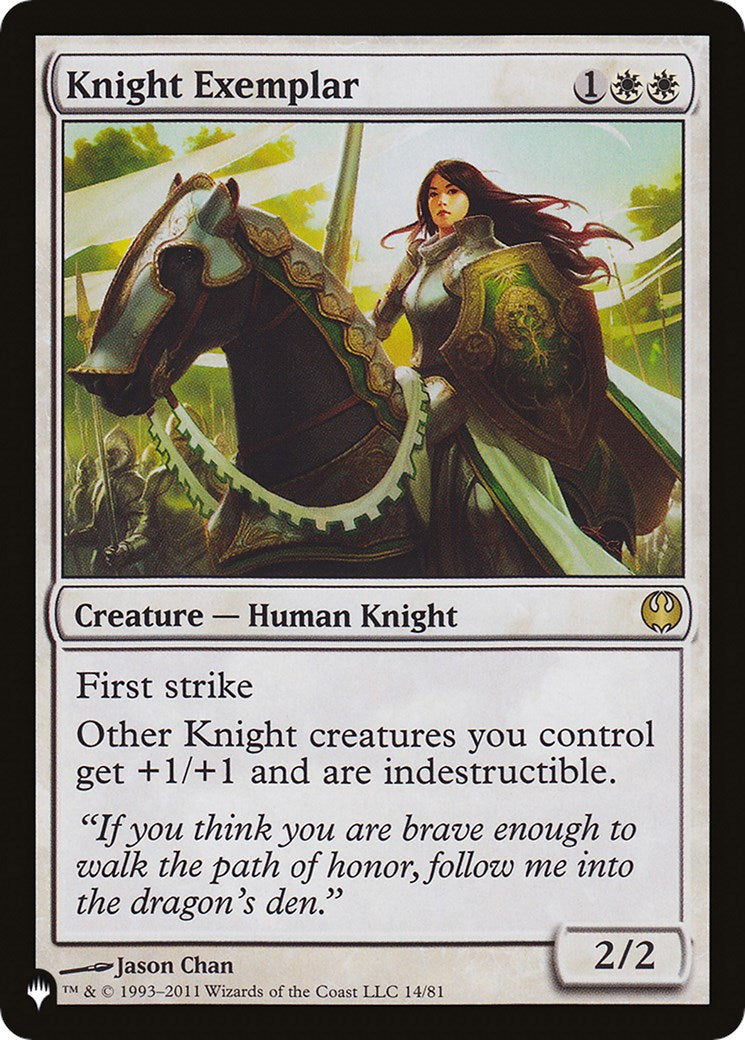 Knight Exemplar (14) [The List] | Fandemonia Ltd