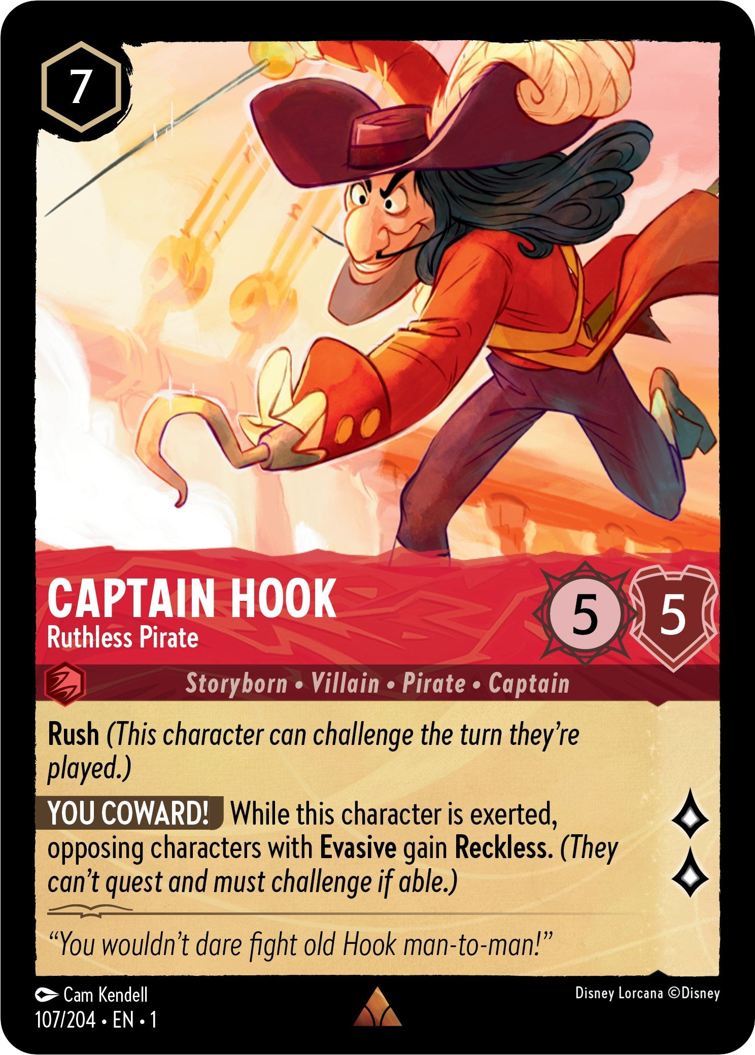 Captain Hook - Ruthless Pirate (107/204) [The First Chapter] | Fandemonia Ltd