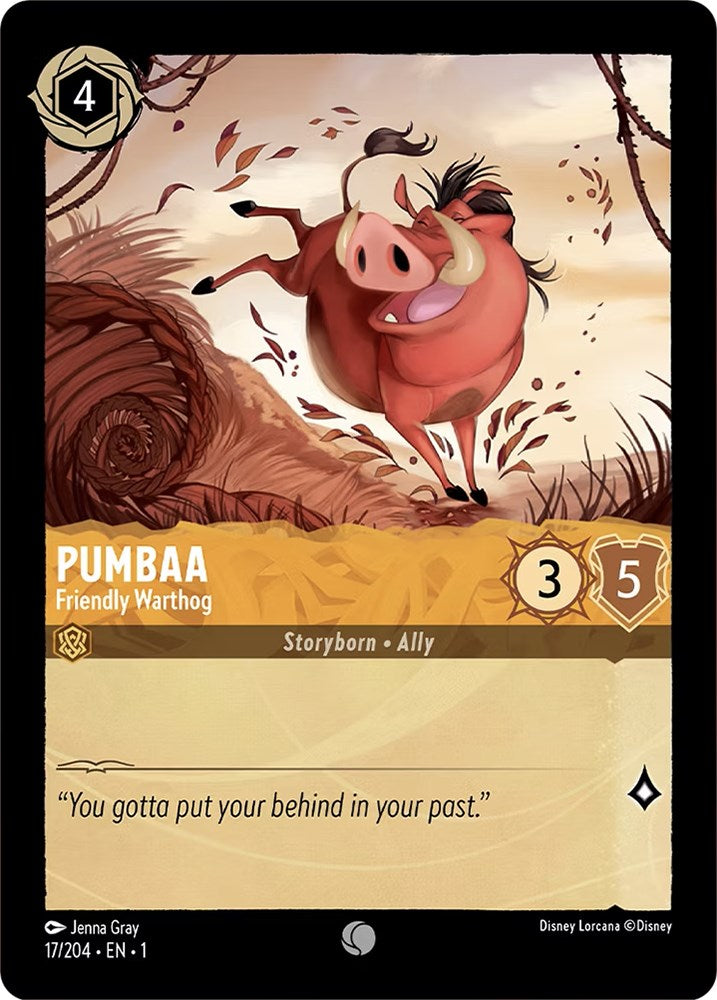 Pumbaa - Friendly Warthog (17/204) [The First Chapter] | Fandemonia Ltd