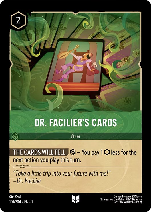 Dr. Facilier's Cards (101/204) [The First Chapter] | Fandemonia Ltd