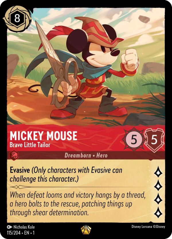 Mickey Mouse - Brave Little Tailor (115/204) [The First Chapter] | Fandemonia Ltd