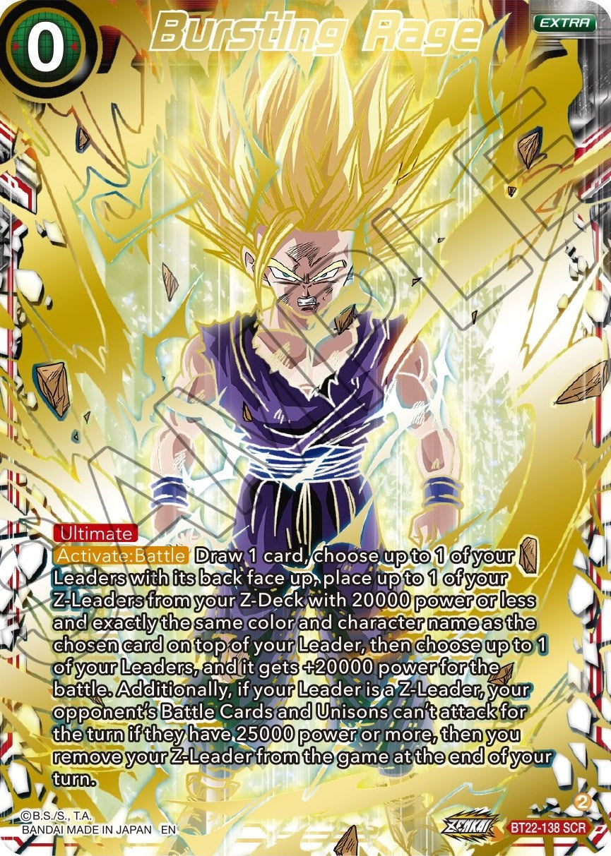 Bursting Rage (BT22-138) [Critical Blow] | Fandemonia Ltd
