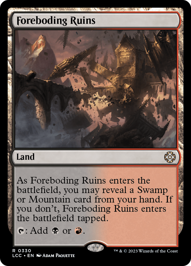 Foreboding Ruins [The Lost Caverns of Ixalan Commander] | Fandemonia Ltd