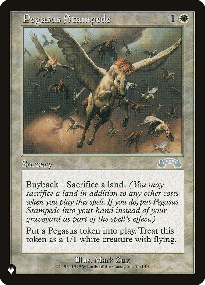 Pegasus Stampede [The List] | Fandemonia Ltd