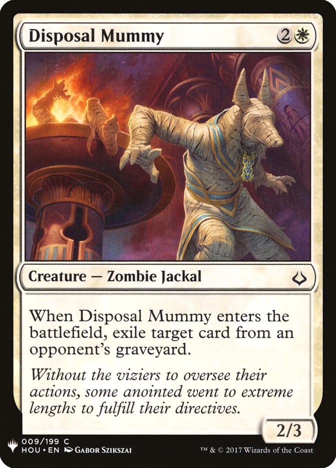 Disposal Mummy [Mystery Booster] | Fandemonia Ltd