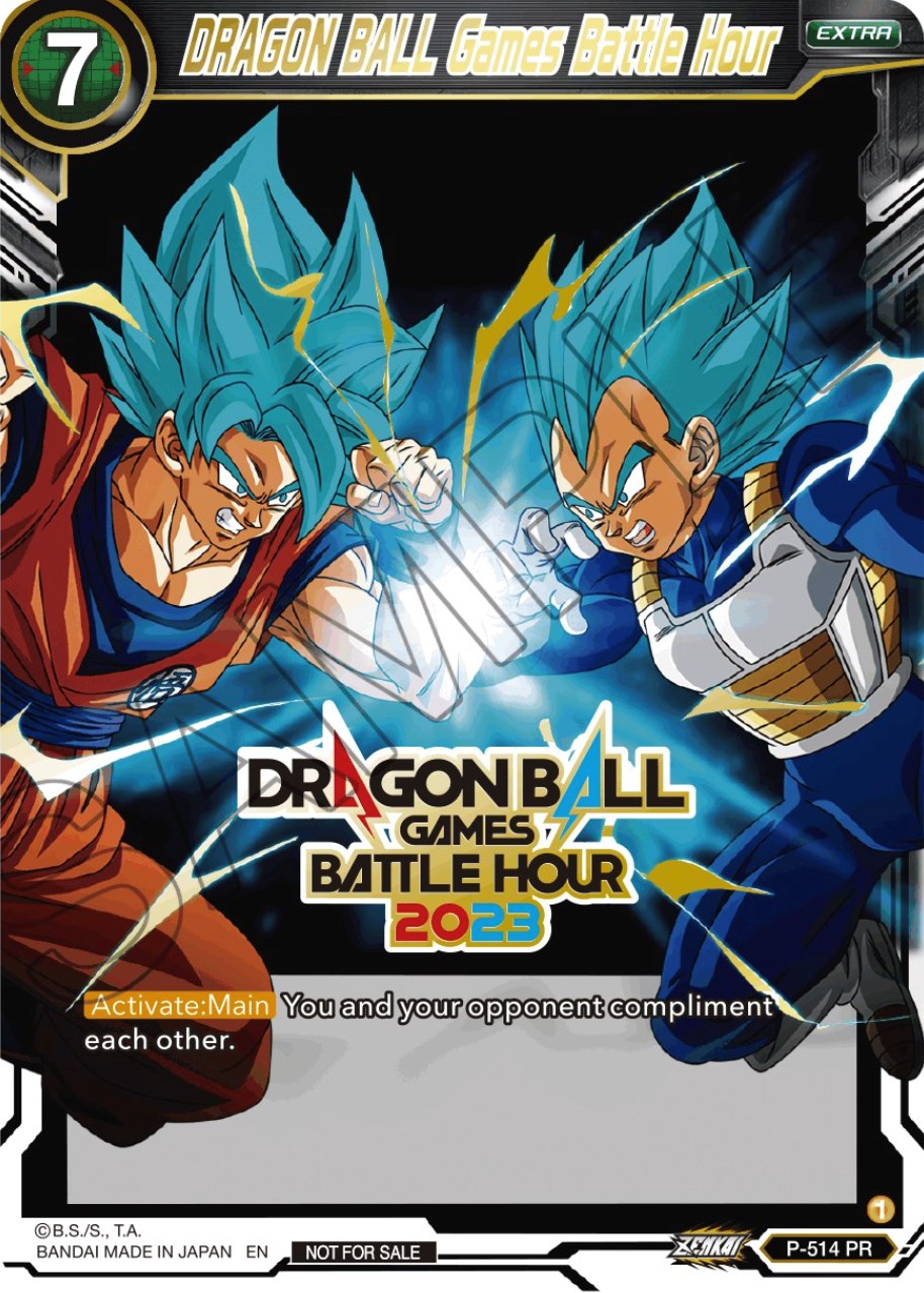 DRAGON BALL Games Battle Hour (Dragon Ball Games Battle Hour 2023 Promo Card Set) (P-514) [Promotion Cards] | Fandemonia Ltd