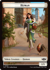 Human // Rat Double-Sided Token [Tarkir: Dragonstorm Commander Tokens] | Fandemonia Ltd