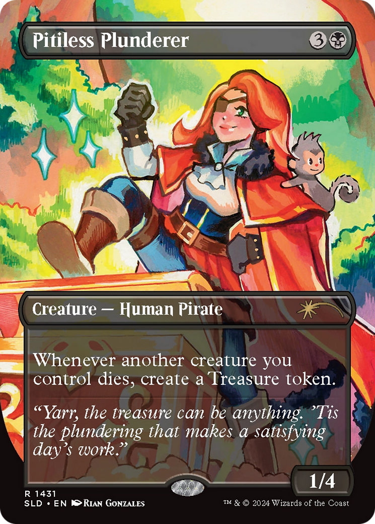 Pitiless Plunderer (Rainbow Foil) [Secret Lair Drop Series] | Fandemonia Ltd