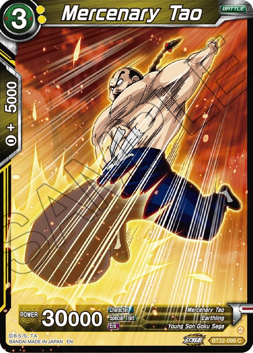 Mercenary Tao (BT22-099) [Critical Blow] | Fandemonia Ltd