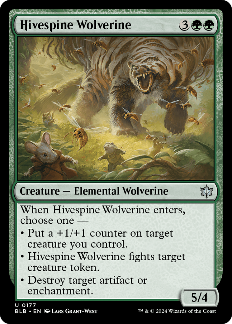 Hivespine Wolverine [Bloomburrow] | Fandemonia Ltd