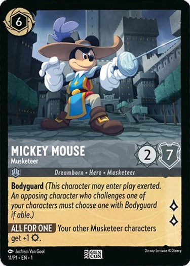 Mickey Mouse - Musketeer (GenCon 2023) (11/P1) [Promo Cards] | Fandemonia Ltd