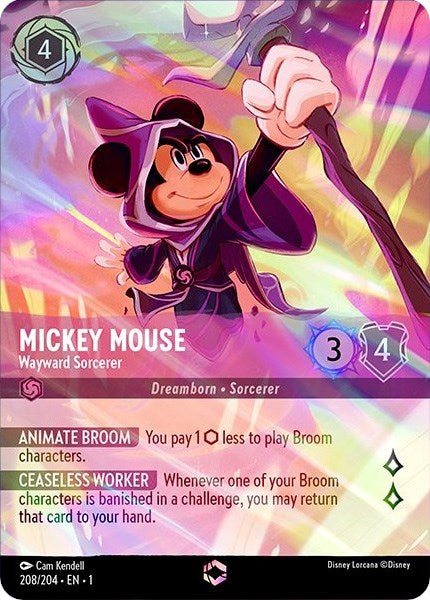 Mickey Mouse - Wayward Sorcerer (Enchanted) (208/204) [The First Chapter] | Fandemonia Ltd