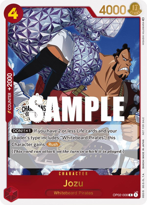 Jozu (Store Championship Participation Pack Vol. 2) [One Piece Promotion Cards] | Fandemonia Ltd
