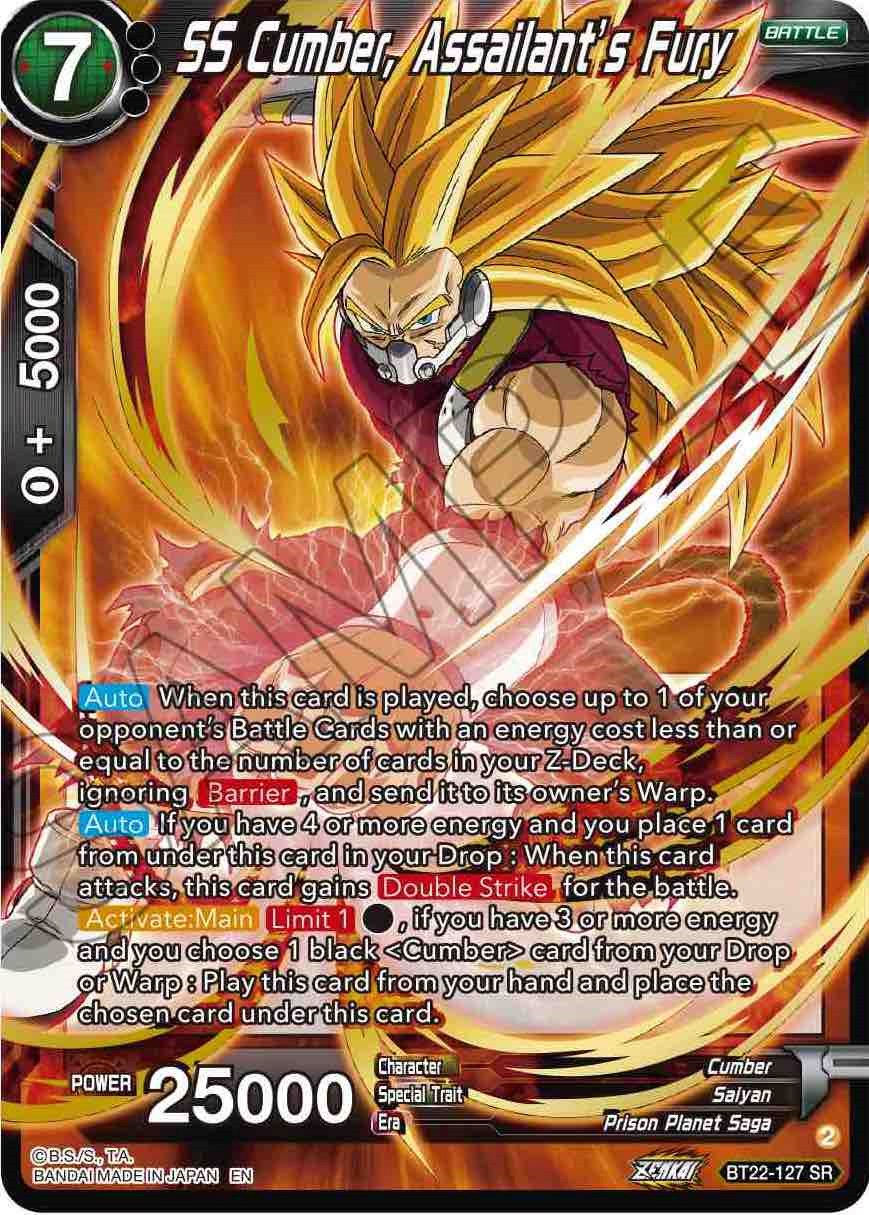 SS Cumber, Assailant's Fury (BT22-127) [Critical Blow] | Fandemonia Ltd