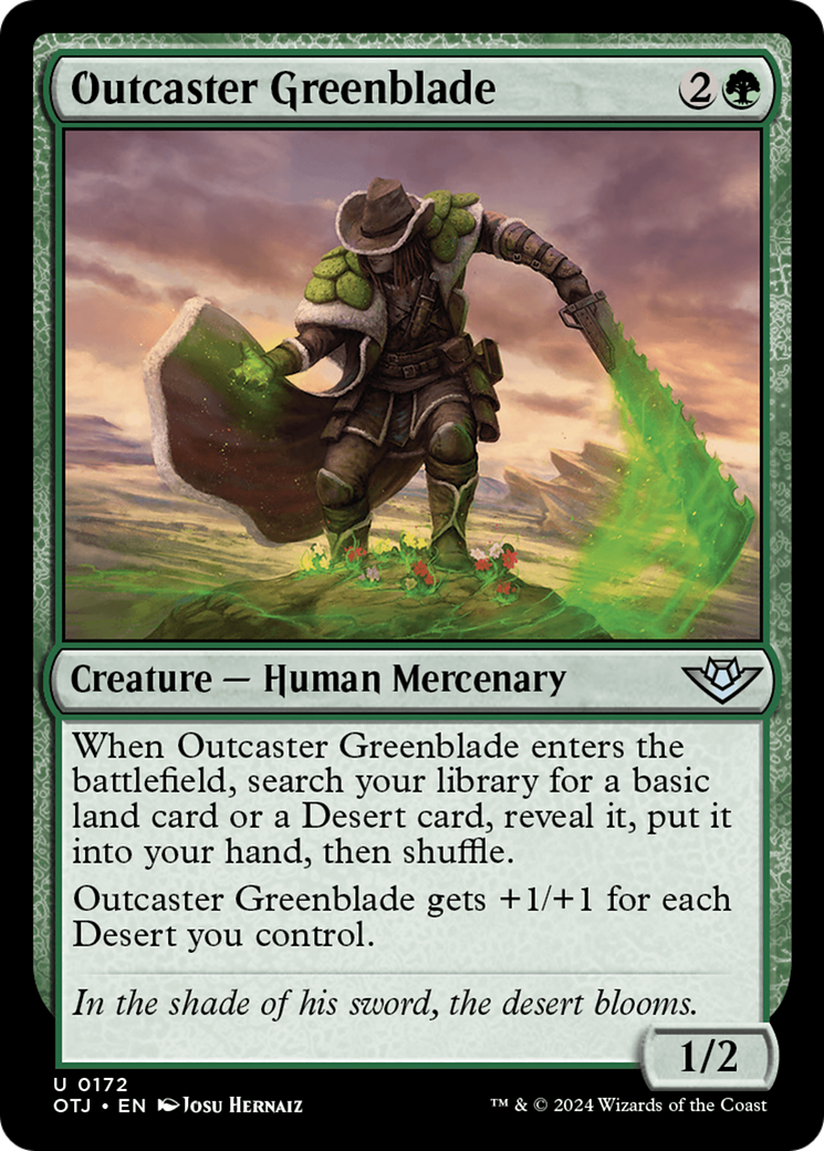 Outcaster Greenblade [Outlaws of Thunder Junction] | Fandemonia Ltd