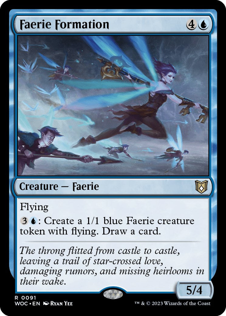 Faerie Formation [Wilds of Eldraine Commander] | Fandemonia Ltd