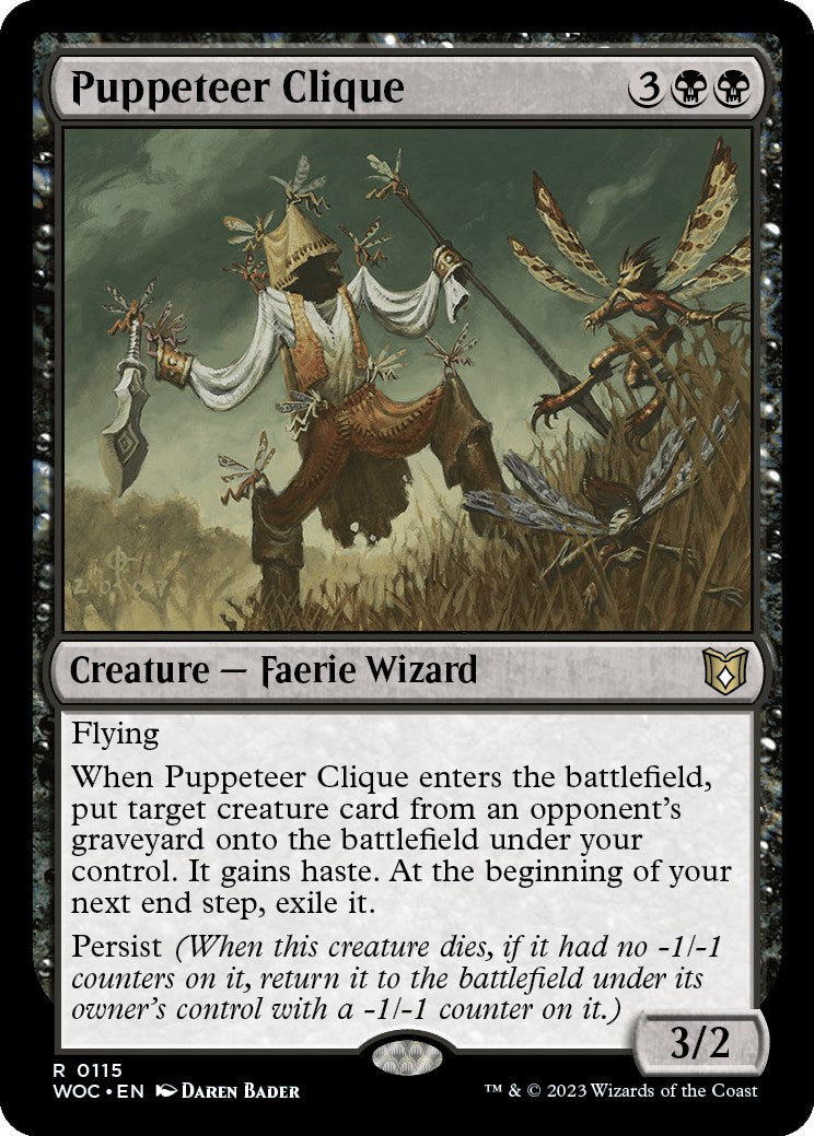 Puppeteer Clique [Wilds of Eldraine Commander] | Fandemonia Ltd