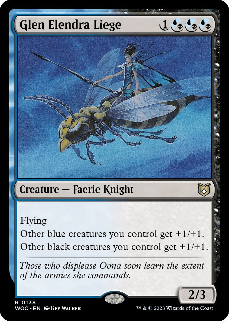 Glen Elendra Liege [Wilds of Eldraine Commander] | Fandemonia Ltd