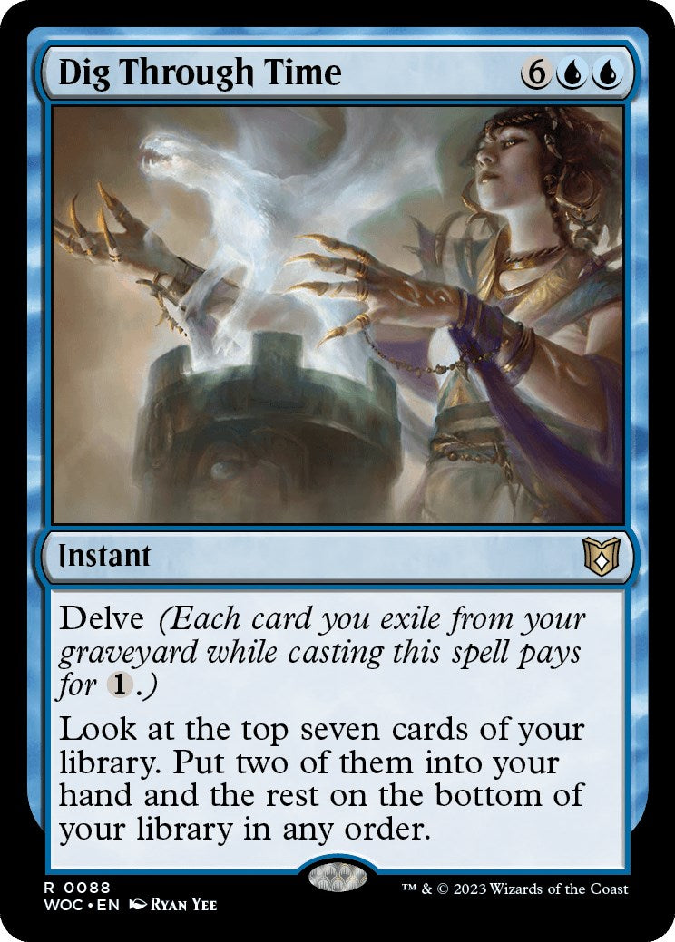Dig Through Time [Wilds of Eldraine Commander] | Fandemonia Ltd