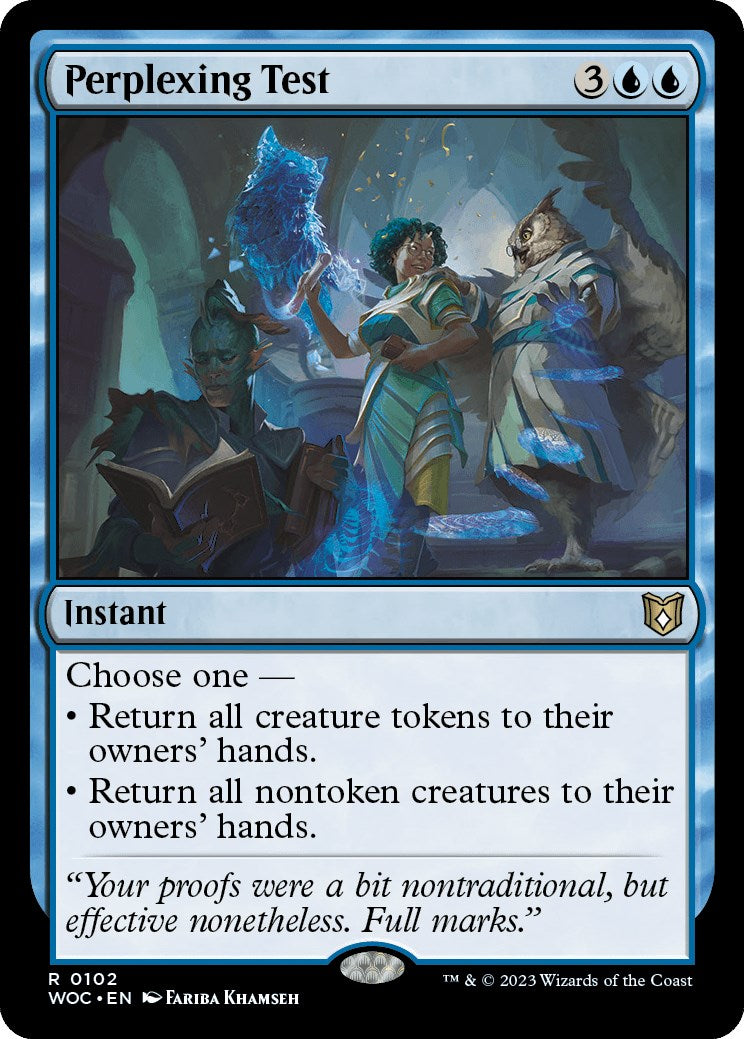 Perplexing Test [Wilds of Eldraine Commander] | Fandemonia Ltd