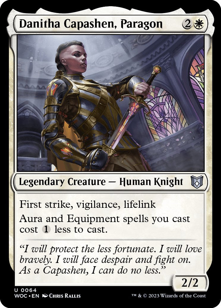 Danitha Capashen, Paragon [Wilds of Eldraine Commander] | Fandemonia Ltd
