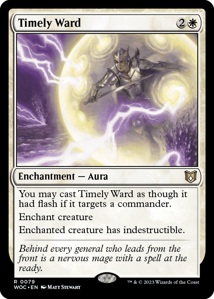 Timely Ward [Wilds of Eldraine Commander] | Fandemonia Ltd