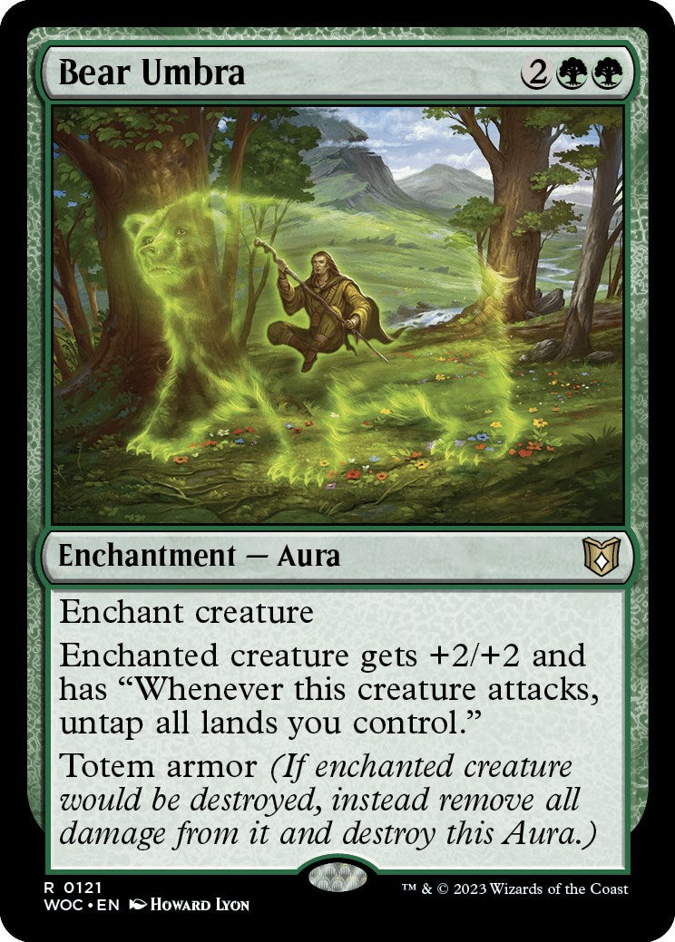 Bear Umbra [Wilds of Eldraine Commander] | Fandemonia Ltd