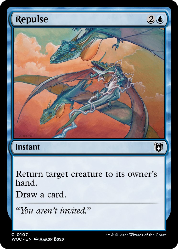 Repulse [Wilds of Eldraine Commander] | Fandemonia Ltd