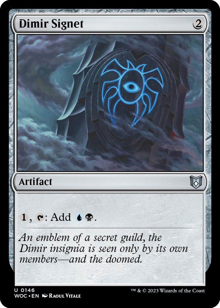 Dimir Signet [Wilds of Eldraine Commander] | Fandemonia Ltd