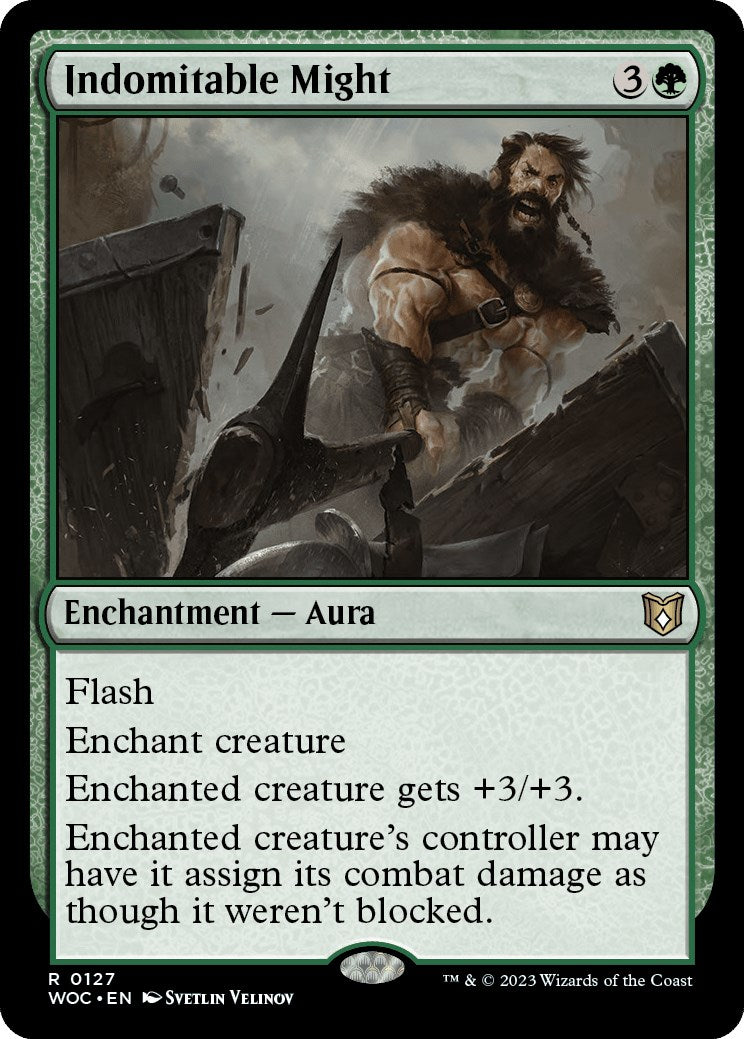 Indomitable Might [Wilds of Eldraine Commander] | Fandemonia Ltd