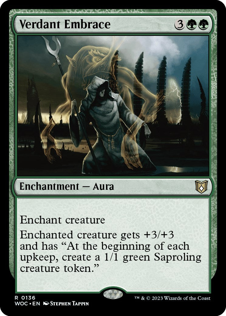 Verdant Embrace [Wilds of Eldraine Commander] | Fandemonia Ltd